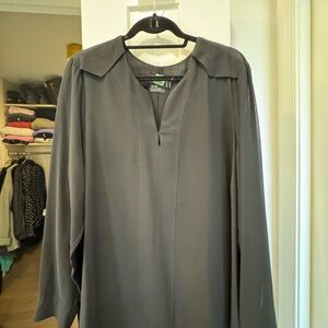 ASOS Curve Gray Blouse